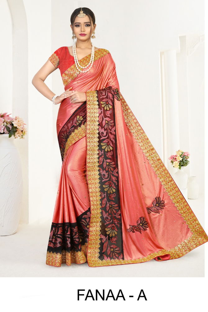 Ronisha Fanaa Festive Wear Imported Lycra Latest fancy  Designer Saree Collection